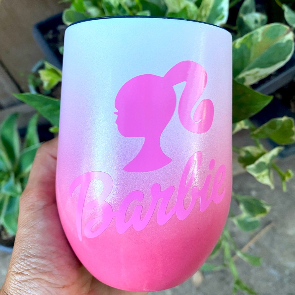 Barbie 12 oz tumbler